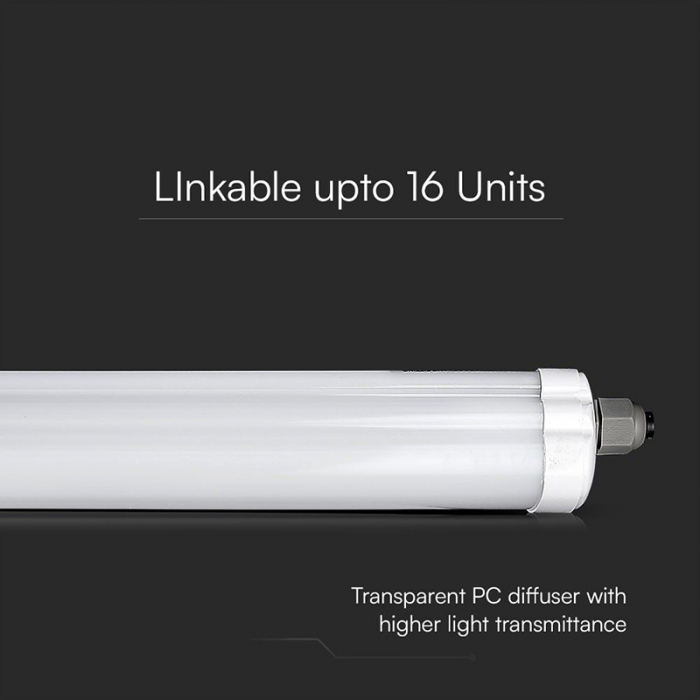Corp iluminat LED, 60cm, 18W, 4000K, alb neutru, IP65, cip Samsung, V-TAC, SKU-2162831 [12]
