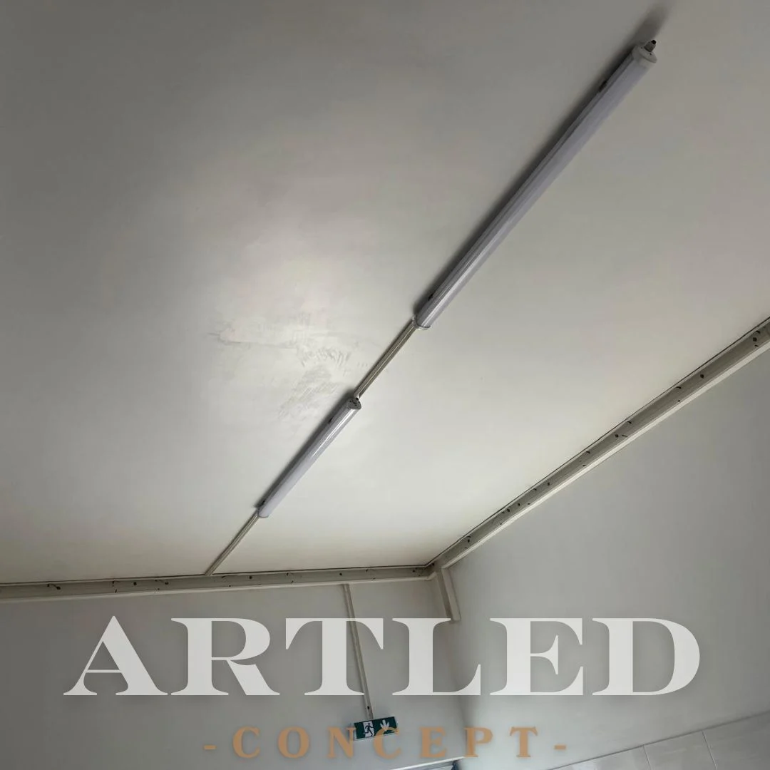 CORP ILUMINAT LED 60CM 18W 6500K ALB RECE IP65 [2]