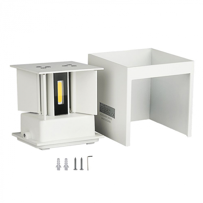 CORP ILUMINAT LED 6W IP65 3000K ALB CALD [11]