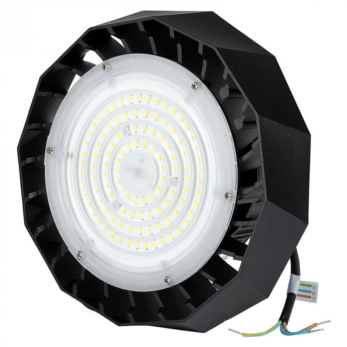 Corp iluminat led industrial 100w 120lm/w 4000k cip samsung - negru V-tac [2]