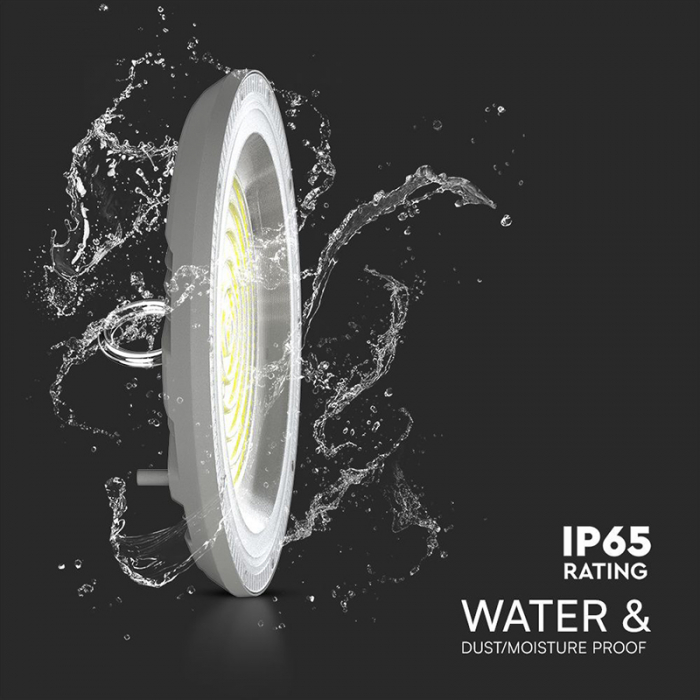 Lampa industriala LED suspendata 150W 3IN1 12300 lm (3000k,4000k,6500k) IP65 - GRI V-TAC 23623 [7]