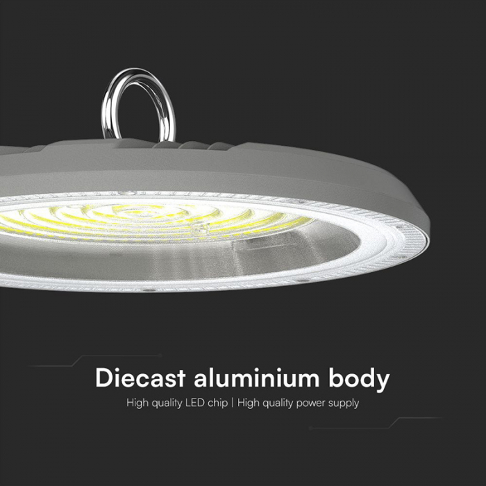 Lampa industriala LED suspendata 150W 3IN1 12300 lm (3000k,4000k,6500k) IP65 - GRI V-TAC 23623 [5]