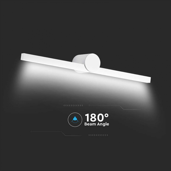 Corp iluminat LED, montaj deasupra oglinzii, 10W, 4000K, alb, V-TAC 405821 [7]