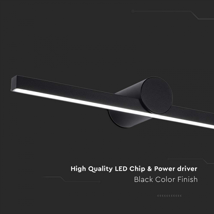 Corp iluminat led montaj deasupra oglinzii, 10w, 4000k, negru, V-TAC 405841 [6]