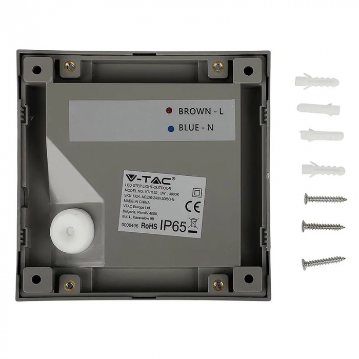 CORP ILUMINAT LED PENTRU SCARI 2W 3000K ALB CALD [8]