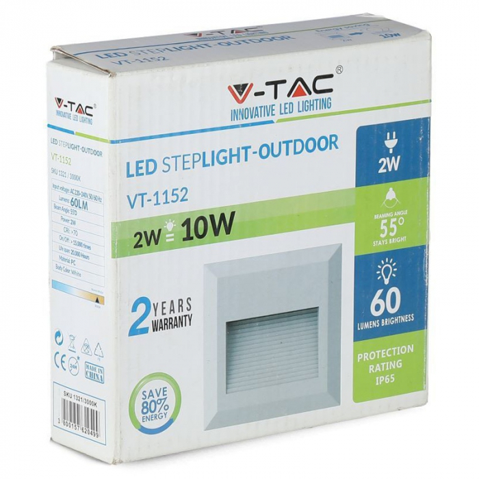 CORP ILUMINAT LED PENTRU SCARI 2W 4000K ALB NEUTRU [7]
