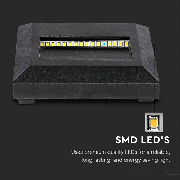 Corp iluminat led pentru scari, 2w, 4000k, alb neutru, V-TAC 211322 [13]