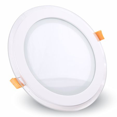 CORP ILUMINAT LED ROTUND INCORPORABIL 12W 4000K ALB NEUTRU, STICLA [1]