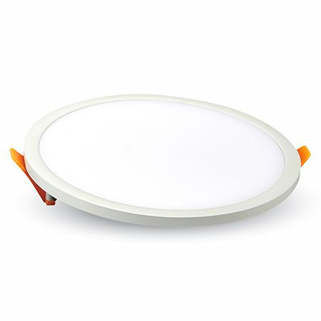 CORP ILUMINAT LED ROTUND INCORPORABIL 15W 6000K ALB RECE [1]