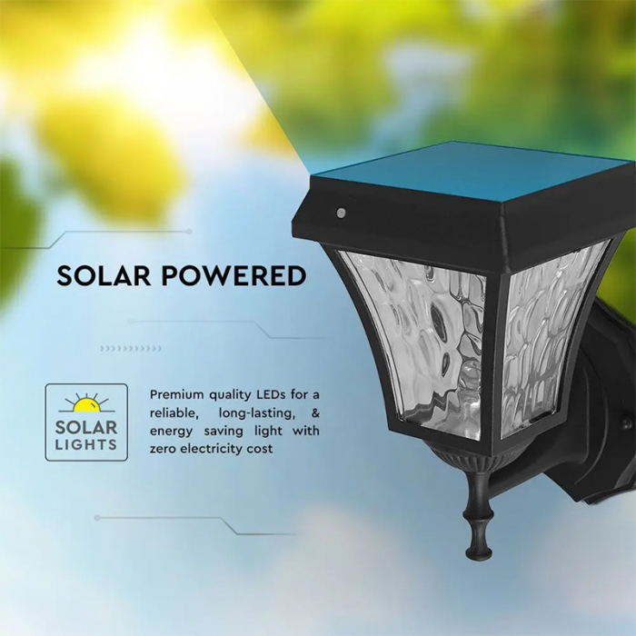 Corp iluminat led solar, 2w, 3 in 1, ip65, V-TAC 2889 [8]