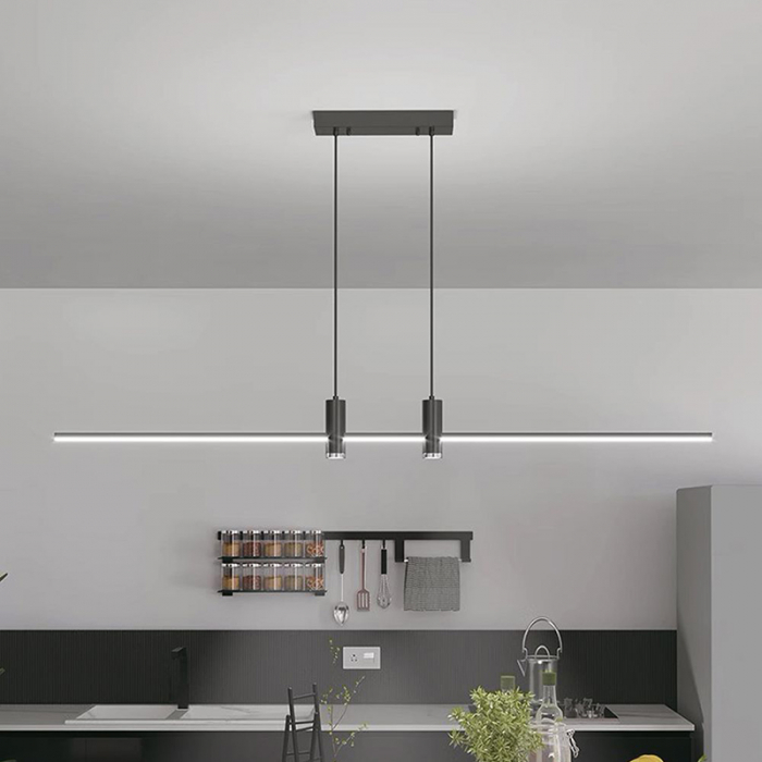 Corp iluminat led suspendat, 19w, 4000k, 80cm x 115cm, negru, V-TAC 10088 [7]