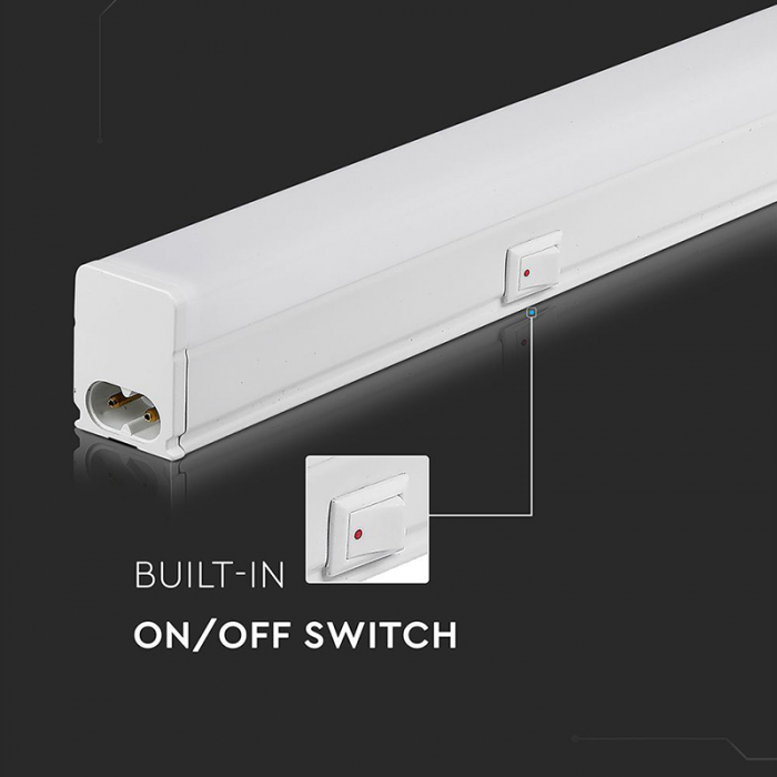 Corp iluminat LED T5, 16W, 120cm, 6400K, alb rece, cip Samsung, V-TAC, SKU-21697 [15]