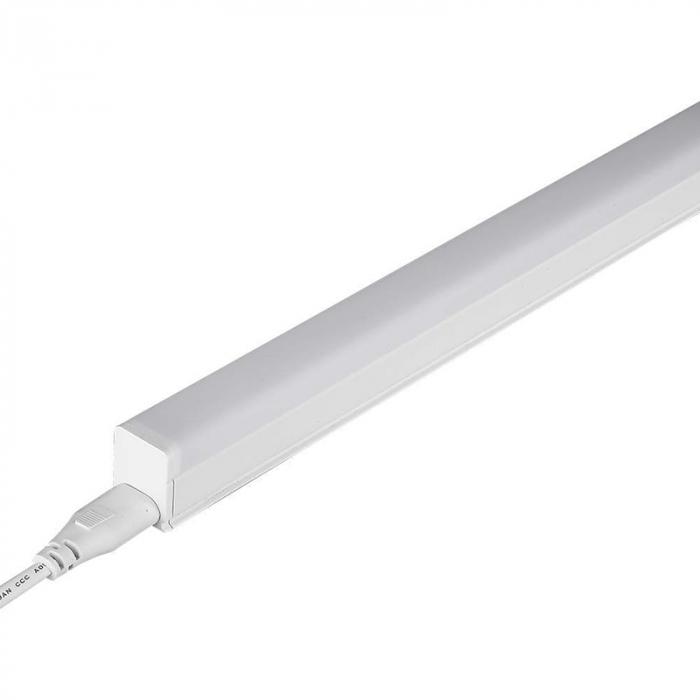Corp iluminat LED T5, 16W, 120cm, 6400K, alb rece, cip Samsung, V-TAC, SKU-21697 [10]
