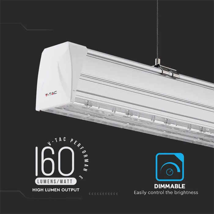 Corp iluminat liniar, 50w, 150cm, 4000k, alb neutru, V-TAC 1360 [8]