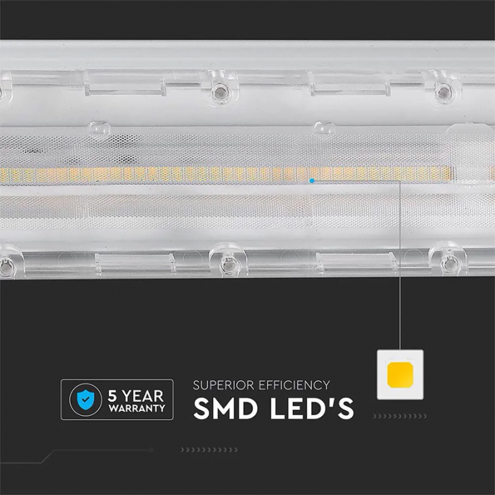 Corp iluminat liniar, 50w, 150cm, 4000k, alb neutru, V-TAC 1360 [9]
