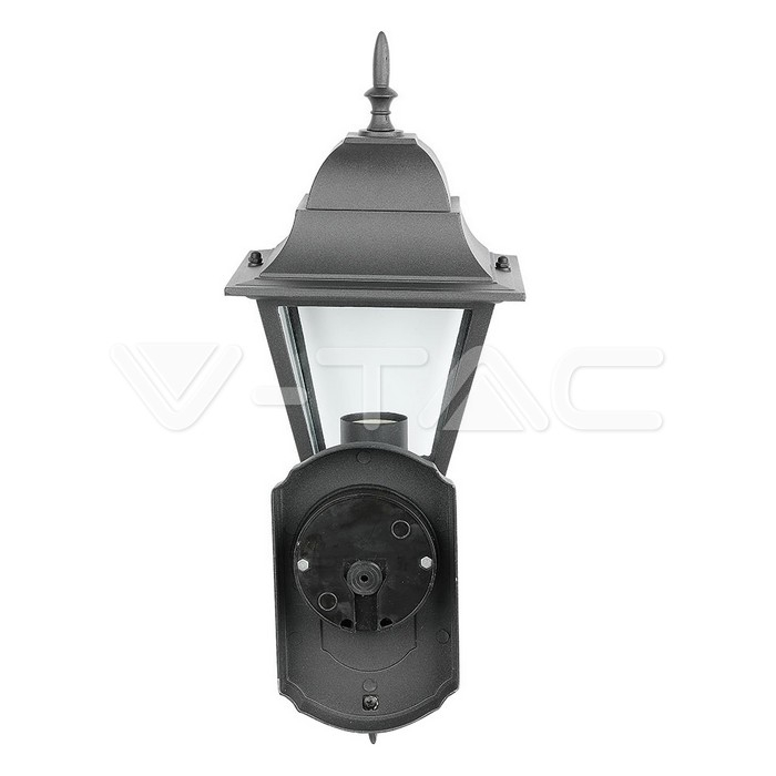CORP ILUMINAT MONTAJ PERETE E27 IP44 - NEGRU MAT [4]