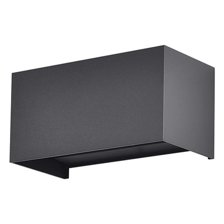 CORP ILUMINAT PERETE IP65 24W 3000K - NEGRU [1]