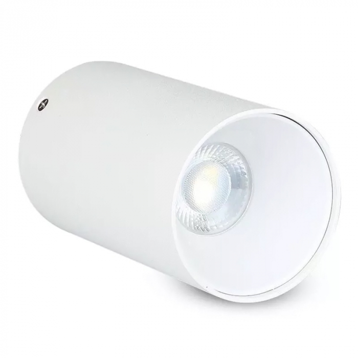 Corp iluminat rotund, cu soclu GU10, alb, V-TAC, SKU-8588 [4]