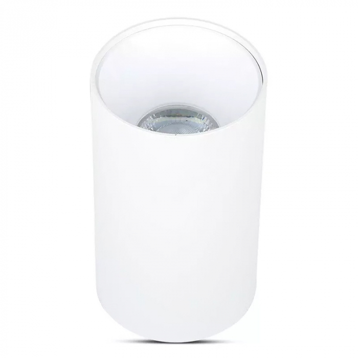 Corp iluminat rotund, cu soclu GU10, alb, V-TAC, SKU-8588 [3]