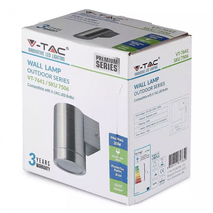 Corp iluminat, soclu 1xGU10, IP44, V-TAC [9]