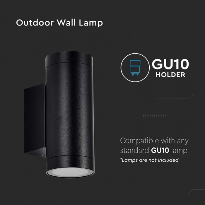 CORP ILUMINAT SOCLU GU10 ILUMINAT SUS/JOS - NEGRU [5]