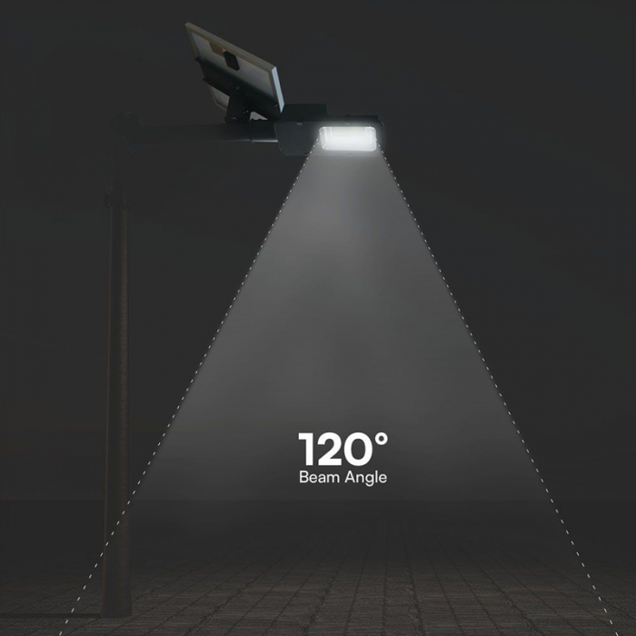 Lampa led  stradala hybrid cu panou solar 50w 6500k V-TAC 23579 incarcare solara/retea [8]