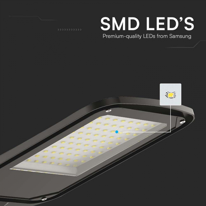 CORP ILUMINAT STRADAL LED 100W 6500K - NEGRU [6]