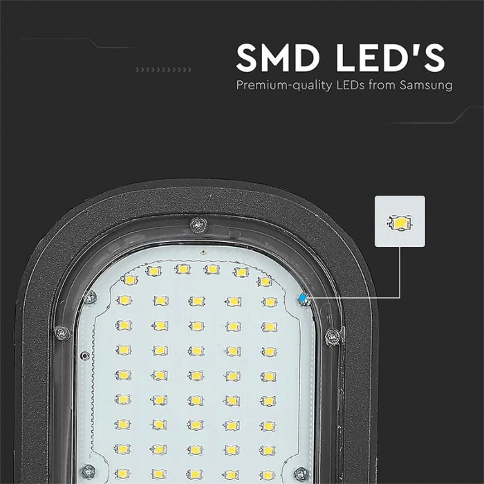 Corp iluminat stradal led, 30w, 4000k, alb neutru, cip samsung, V-TAC 21537 [10]