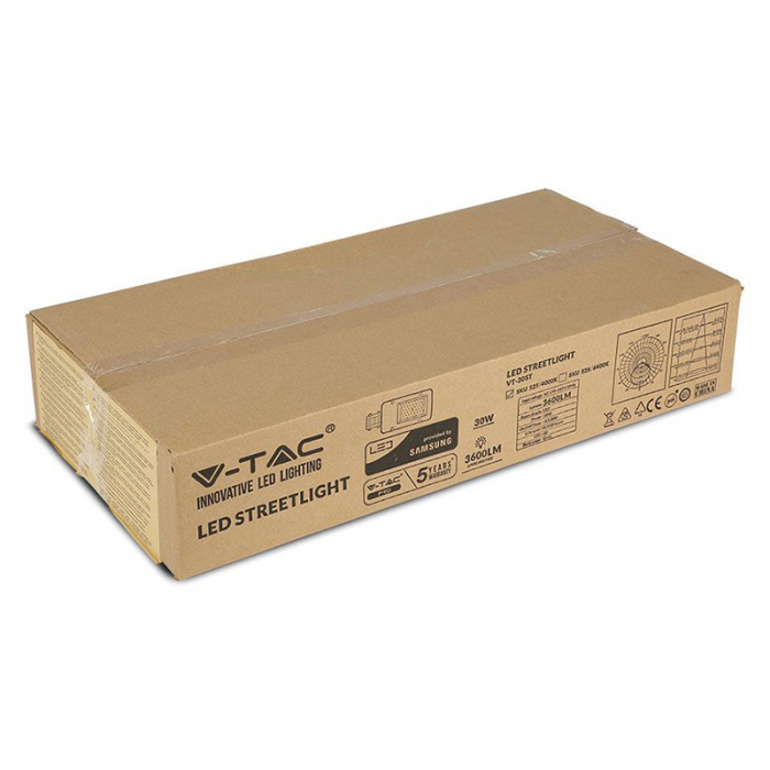 CORP ILUMINAT STRADAL LED 30W A++ 4000K ALB RECE CIP SAMSUNG [11]