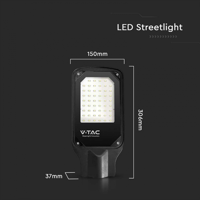 CORP ILUMINAT STRADAL LED 50W 4000K - NEGRU [3]