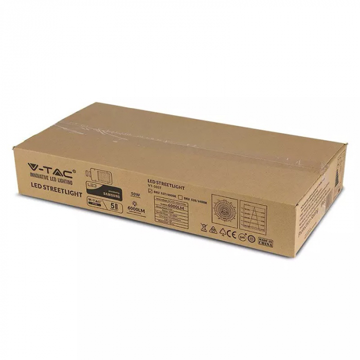 CORP ILUMINAT STRADAL LED 50W 6400K ALB RECE CIP SAMSUNG [7]