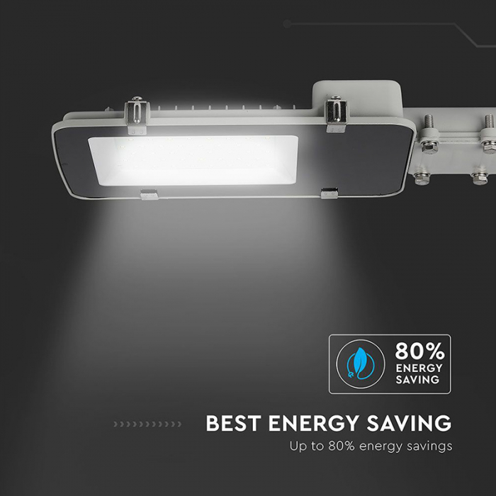 Corp iluminat stradal LED, 50W, A++, 4000K, alb rece, cip Samsung, V-TAC, SKU-527 [12]