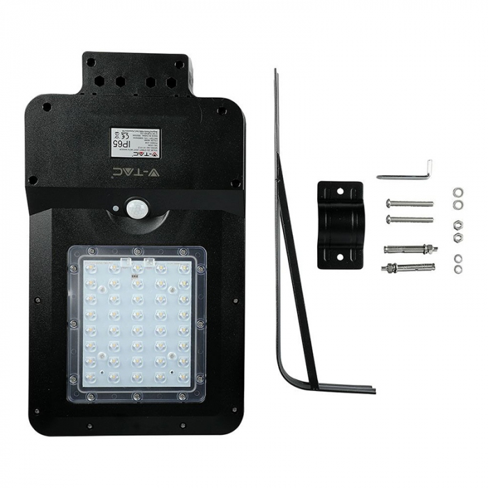 CORP ILUMINAT STRADAL LED SOLAR 15W 4000K ALB NATUR [15]