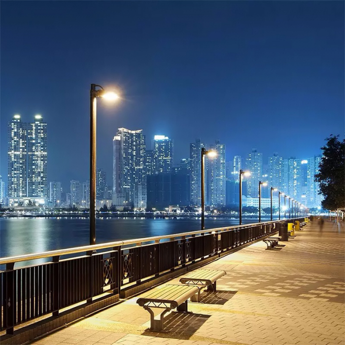 CORP ILUMINAT STRADAL LED SOLAR 15W 6000K ALB RECE [8]