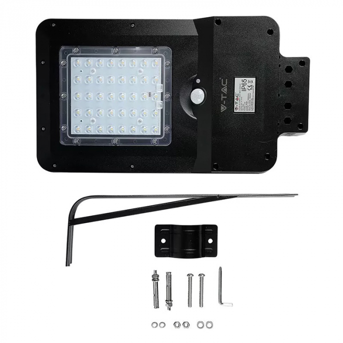 CORP ILUMINAT STRADAL LED SOLAR 15W 6000K ALB RECE [7]