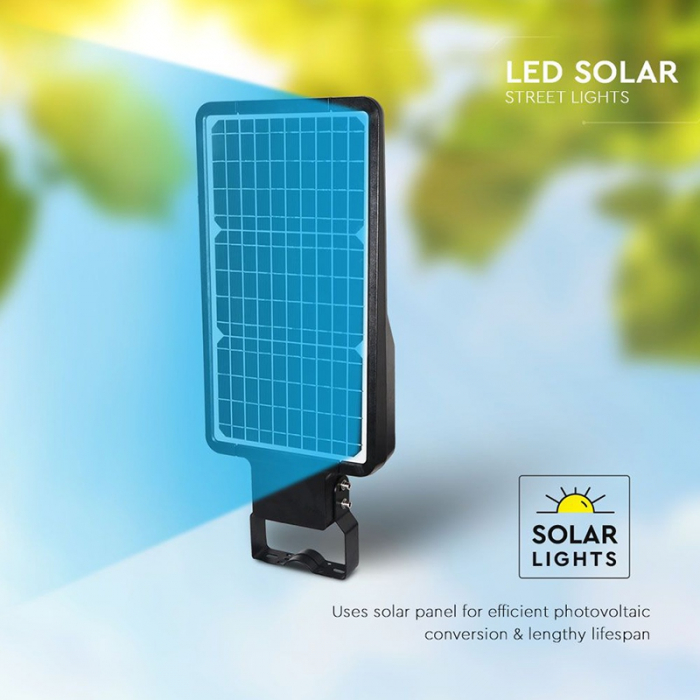CORP ILUMINAT STRADAL LED SOLAR 40W 4000K ALB NEUTRU [8]
