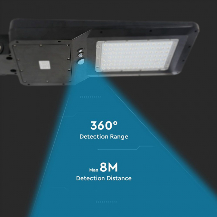 CORP ILUMINAT STRADAL LED SOLAR 40W 4000K ALB NEUTRU [5]