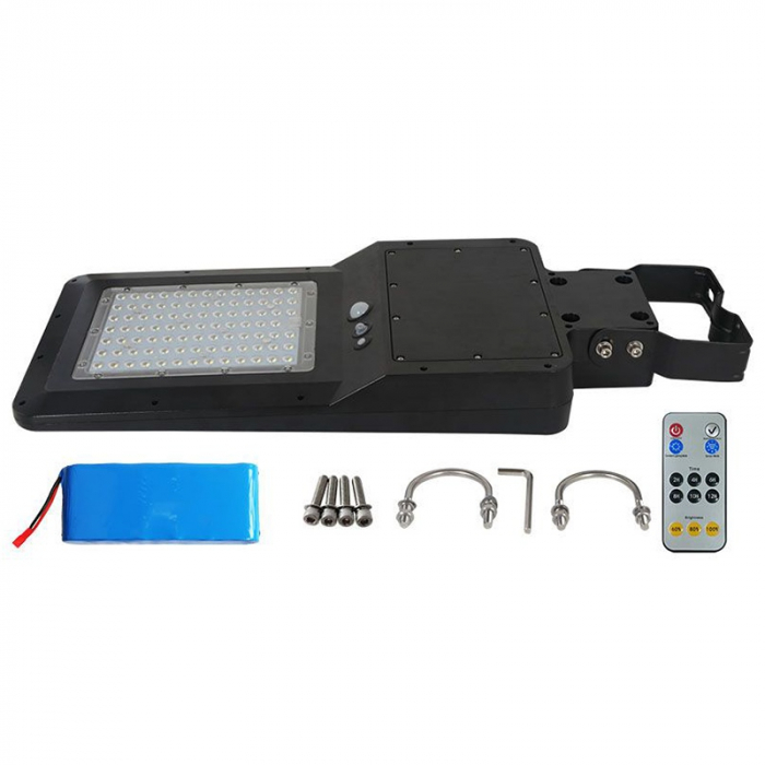 CORP ILUMINAT STRADAL LED SOLAR 40W 4000K ALB NEUTRU [15]