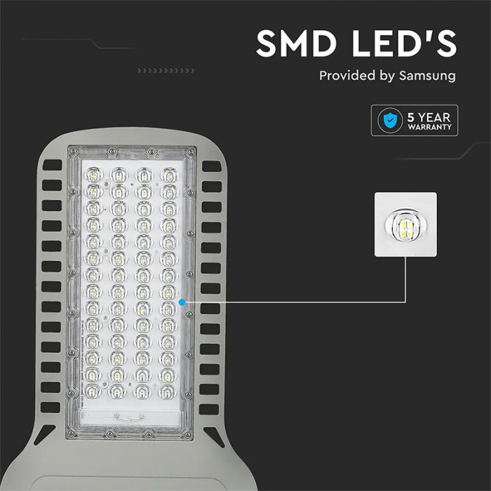 CORP ILUMINAT STRADAL SLIM LED 100W 135LM/W 6500K CIP SAMSUNG [11]