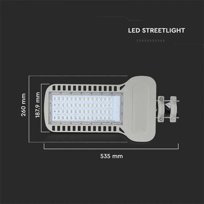 CORP ILUMINAT STRADAL SLIM LED 100W 135LM/W 6500K CIP SAMSUNG [9]