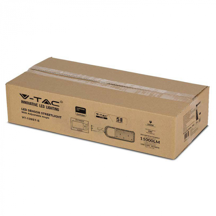 CORP ILUMINAT STRADAL SLIM LED 100W CU SENZOR 6500K CIP SAMSUNG [12]