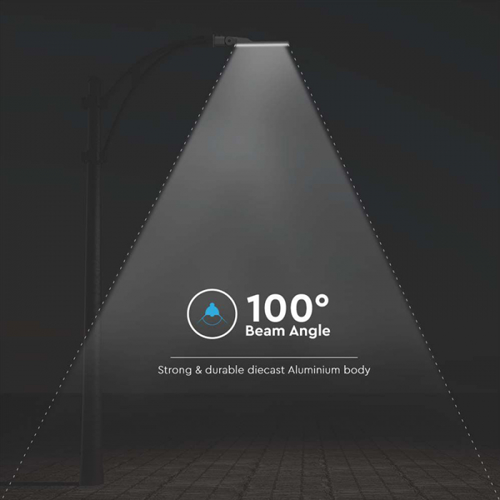 CORP ILUMINAT STRADAL SLIM LED 100W CU SENZOR 6500K CIP SAMSUNG [14]