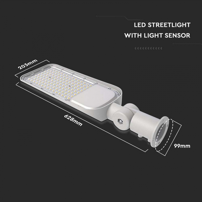 Corp iluminat stradal slim led, 150w, 120lm/w, 6500k, cip samsung, V-TAC 20437 [13]