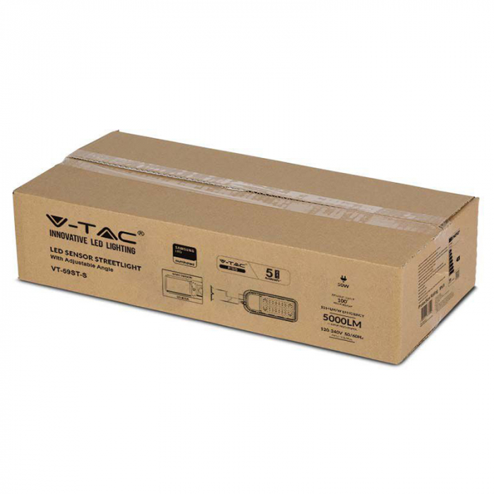 CORP ILUMINAT STRADAL SLIM LED 50W CU SENZOR 4000K CIP SAMSUNG [12]