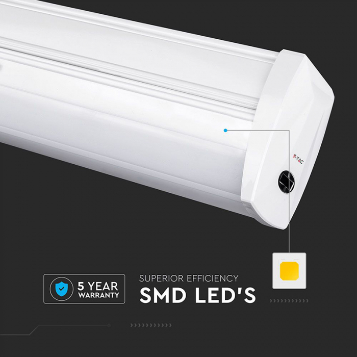 CORP LED LINEAR 50W 160LM/W 4000K ALB NEUTRU [10]