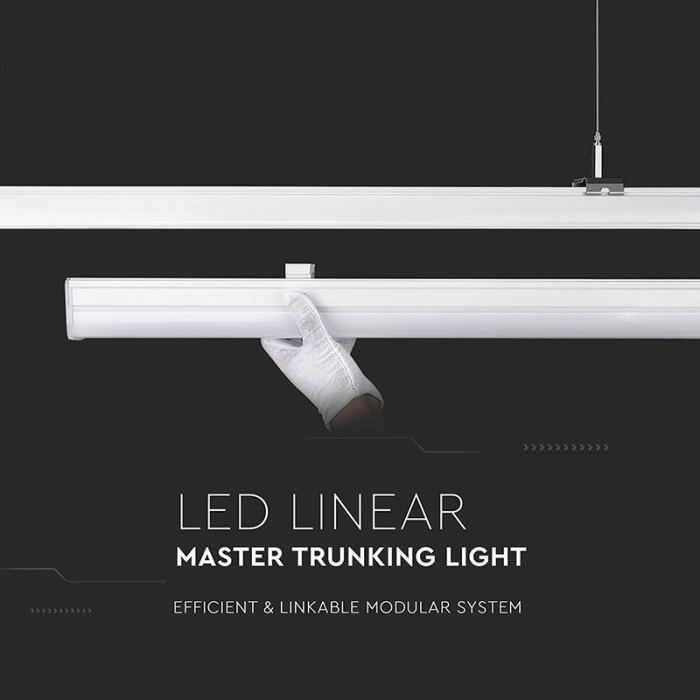 CORP LED LINEAR 50W 160LM/W 4000K ALB NEUTRU [7]