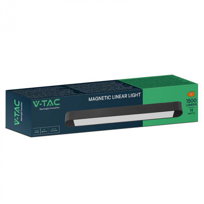 Corp led magnetic, 14w, 3000k, negru, V-TAC 10243 [5]