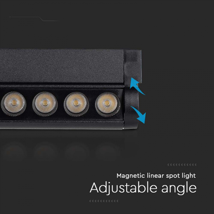 CORP LED MAGNETIC 5W 3000K - NEGRU [9]