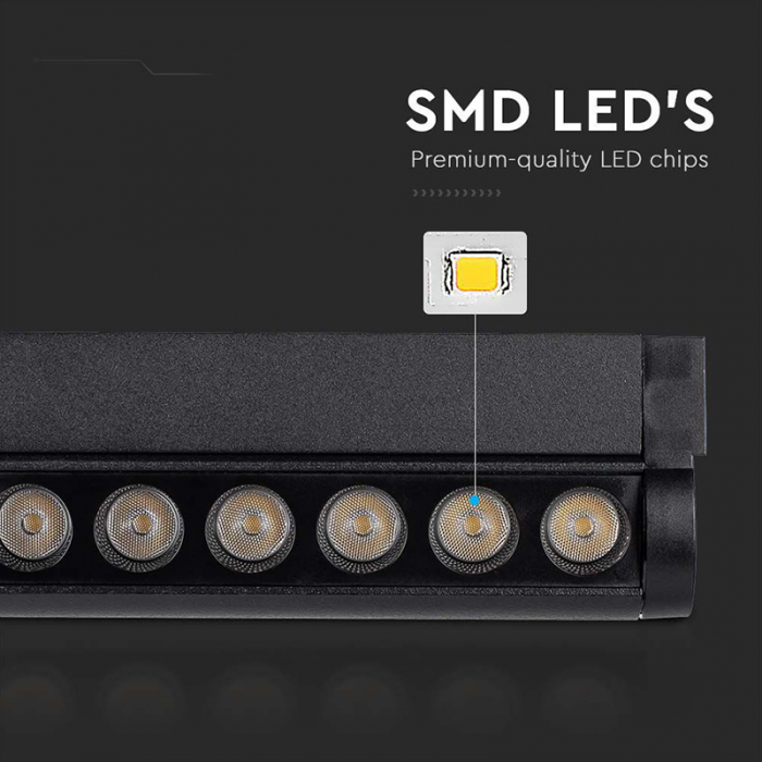 CORP LED MAGNETIC 5W 3000K - NEGRU [8]