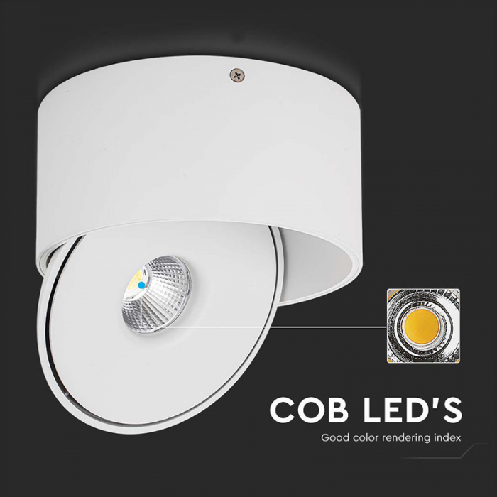 Corp led spot cob, 20w, 3in1, alb, V-TAC 23155 [6]